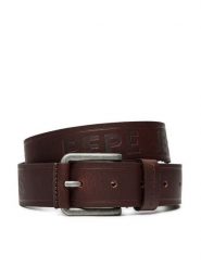 Pepe Jeans Pasek Męski Dayton PM021027 Brązowy. Brązowe paski męskie Pepe Jeans, z jeansu. Za 179.99 zł.