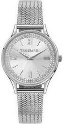Zegarek Trussardi TRUSSARDI R2453152509 zegarek damski szary 34 mm. Szare zegarki damskie TRUSSARDI. Za 367.09 zł.