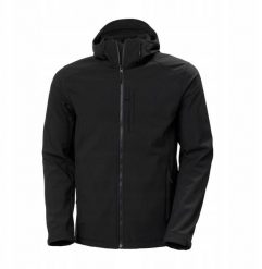 Kurtka softshell Helly Hansen Paramount Hooded Softshell Jkt - czarna. Czarne kurtki męskie Helly Hansen, m, bez wzorów, z softshellu, bez kaptura. Za 669.69 zł.