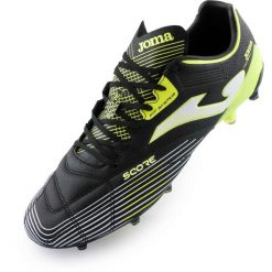 Joma Score 2501 korki piłkarskie FG czarne/lime rozmiar 42.5. Czarne buty sportowe męskie Joma, bez wzorów, bez zapięcia, do piłki nożnej. Za 343.99 zł.