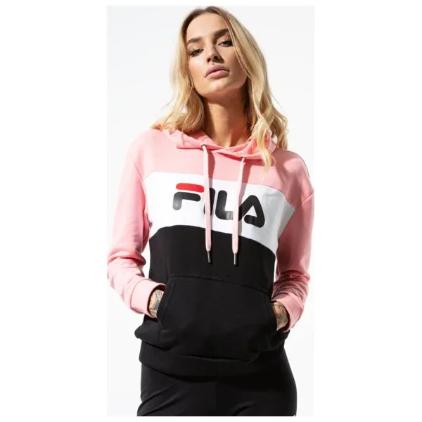 Fila Bluza Lori Hoody , różowy, rozmiar M. Czerwone bluzy damskie Fila, m, bez wzorów, z bawełny, bez ramiączek, bez kaptura. Za 329.99 zł.