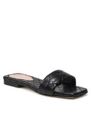 Pollini Klapki SA28141C1GTE0000 Czarny. Czarne klapki damskie Pollini, bez wzorów, ze skóry, bez obcasa, bez zapięcia. Za 1,269.00 zł.