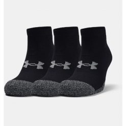 Skarpety treningowe Under Armour Heatgear UA NS. Czarne skarpetki damskie Under Armour, bez wzorów. Za 75.76 zł.