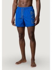 EA7 Emporio Armani Szorty kąpielowe 7M002001 AF14497 MB015 Niebieski Regular Fit. Niebieskie kąpielówki męskie EA7 Emporio Armani, bez wzorów, z syntetyku. Za 249.99 zł.