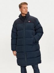 Tommy Jeans Kurtka puchowa Alaska DM0DM20605 Granatowy Regular Fit. Niebieskie kurtki męskie Tommy Jeans, m, bez wzorów, z jeansu, bez kaptura. Za 819.99 zł.