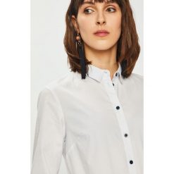 Medicine - Koszula Basic. Niebieskie koszule damskie MEDICINE, l, bez wzorów, z bawełny, klasyczne, bez kołnierzyka, bez ramiączek. W wyprzedaży za 49.90 zł.