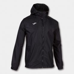 Kurtka do piłki nożnej męska Joma Cervino przeciwdeszczowa. Czarne kurtki męskie Joma, m, bez wzorów, bez kaptura. Za 352.00 zł.