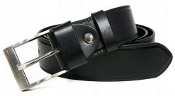 Pasek męski Rovicky [D] PRS-08-BGE czarny. Czarne paski męskie ROVICKY, ze skóry, klasyczne. Za 50.00 zł.