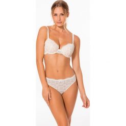 Dorina - Biustonosz. Białe biustonosze Dorina, bez wzorów, z dzianiny. W wyprzedaży za 37.90 zł.