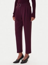 BOSS Spodnie materiałowe Tapiah 50490037 Fioletowy Regular Fit. Fioletowe spodnie materiałowe damskie Boss, bez wzorów, z materiału. Za 799.99 zł.