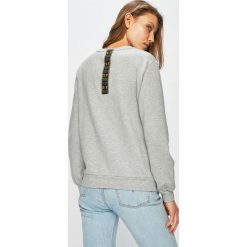 Trussardi Jeans - Bluza. Szare bluzy damskie TRUSSARDI JEANS, s, z aplikacjami, z bawełny, bez ramiączek, bez kaptura. W wyprzedaży za 239.90 zł.