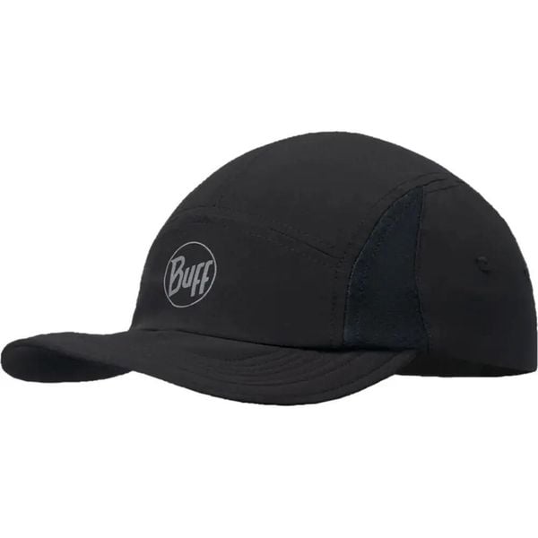 Czapka Buff 5 Panelr Solid. Czarne czapki damskie Buff, bez wzorów, z elastanu. Za 115.49 zł.