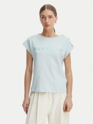 Marciano Guess T-Shirt G6GI04 K3505 Niebieski Regular Fit. Niebieskie t-shirty damskie Marciano Guess, xxs, z aplikacjami, z bawełny, bez kołnierzyka, bez ramiączek. Za 289.99 zł.