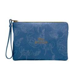 Torba na toaletę Cerda Disney Stitch. Niebieskie torby podróżne damskie Cerda, bez wzorów, z materiału. Za 160.50 zł.