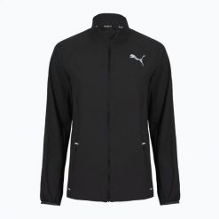Kurtka damska Puma Run Elite Ultraweave. Czarne kurtki sportowe damskie Puma, xs, bez wzorów, z materiału, bez ramiączek, bez kaptura, do biegania. Za 249.99 zł.