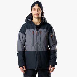 Kurtka narciarska męska Swedemount Freeride Jacket wodoodporna. Czarne kurtki sportowe męskie SWEDEMOUNT, na zimę, m, bez wzorów, bez kaptura, narciarskie. Za 899.99 zł.