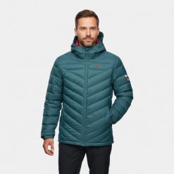 Kurtka puchowa męska Alpinus Monviso. Czerwone kurtki męskie Alpinus, l, bez wzorów, z puchu, sportowe, bez kaptura. Za 699.00 zł.