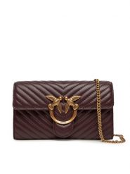 PINKO Torebka Love One Wallet C PE 25 PLTT 100062 A0GK Fioletowy. Fioletowe torebki do ręki damskie Pinko, bez wzorów, ze skóry, bez dodatków. Za 689.99 zł.