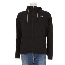Second life - Kurtka polarowa damska The North Face - Jak nowy. Czarne kurtki sportowe damskie The North Face, l, bez wzorów, z polaru, bez ramiączek, bez kaptura, trekkingowe. Za 170.36 zł.