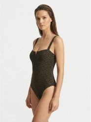 BOSS Strój kąpielowy Monogram 50556655 Czarny. Czarne stroje kąpielowe damskie Boss, xs, bez wzorów, z syntetyku. Za 629.99 zł.