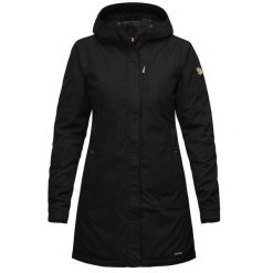 Kurtka Fjall Raven Kiruna Pikowana Parka W Damskie. Czarne parki damskie Fjällräven, na zimę, l, bez wzorów, z materiału, z kapturem. Za 1,597.99 zł.