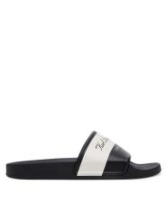 KARL LAGERFELD Klapki KL70023 Czarny. Czarne klapki męskie KARL LAGERFELD, bez wzorów, z tworzywa sztucznego, bez zapięcia. Za 219.99 zł.