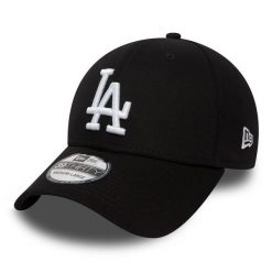 Czapka New Era League Essential 39Thirty Los Angeles Dodgers. Czarne czapki damskie New Era, na wiosnę, bez wzorów. Za 119.99 zł.