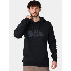 Sweter męski Fjallraven Logo. Czarne swetry męskie Fjällräven, m, bez wzorów, bez kołnierzyka, bez ramiączek. Za 669.00 zł.