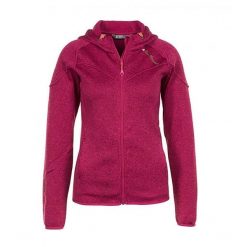 Damska kurtka polarowa Peak Mountain Atora. Czerwone kurtki sportowe damskie Peak Mountain, bez wzorów, z polaru, bez ramiączek, bez kaptura, narciarskie. Za 209.00 zł.