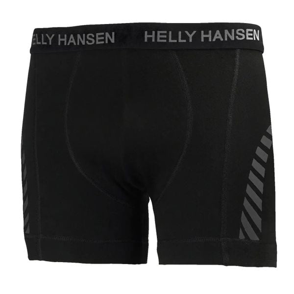 Bokserki Helly Hansen lifa merino. Czarne bokserki męskie Helly Hansen, bez wzorów, z wełny. Za 244.50 zł.