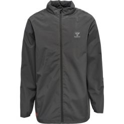 Kurtka do piłki nożnej męska Hummel Grid All Weather. Czarne kurtki męskie Hummel, m, bez wzorów, sportowe, bez kaptura. W wyprzedaży za 378.50 zł.