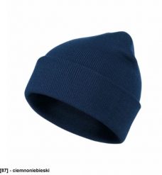 MALFINI - ADLER - - Czapka unisex, % poliakryl - uni ciemnoniebieski. Niebieskie czapki damskie MALFINI, na zimę, bez wzorów, z poliakrylu. Za 13.50 zł.