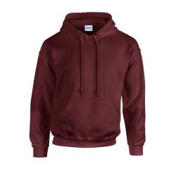 Bluza Z Kapturem Dla Dorosłych Unisex Heavy Blend. Brązowe bluzy męskie GILDAN, m, bez wzorów, bez ramiączek, z kapturem. Za 73.99 zł.