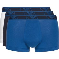 Emporio Armani 3-pack Bokserki Niebieski Biały. Białe bokserki męskie Emporio Armani, bez wzorów, z bawełny. Za 190.95 zł.