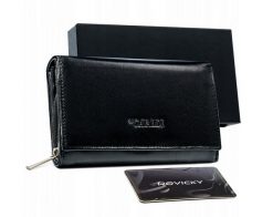 Portfel damski czarny Cavaldi RD-21-GCL-0788 BLACK. Czarne portfele damskie 4U Cavaldi. Za 65.99 zł.