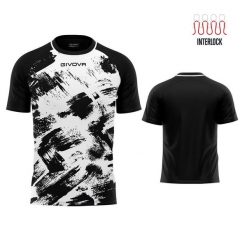 Unisex Givova Art Sports T-shirt Czarny i Biały 2XS. Białe t-shirty damskie Givova, xs, bez wzorów, z poliesteru, sportowe, bez kołnierzyka, bez ramiączek. Za 136.99 zł.