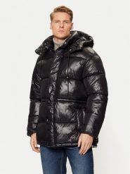 Jack & Jones Kurtka zimowa 12268209 Czarny Loose Fit. Czarne kurtki męskie Jack & Jones, na zimę, m, bez wzorów, z syntetyku, bez kaptura. Za 234.99 zł.