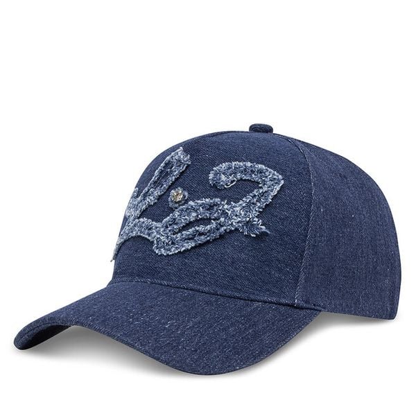 Czapka z daszkiem Liu Jo. Niebieskie czapki damskie Liu Jo, bez wzorów. Za 109.99 zł.