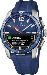 Zegarek męski Festina F23000-1 niebieski. Niebieskie zegarki męskie Festina, bez wzorów. Za 3,213.40 zł.