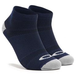 Oakley Skarpety Ribbed Ellipse Short Fos900869-6Le. Niebieskie skarpety męskie Oakley, bez wzorów. Za 47.99 zł.
