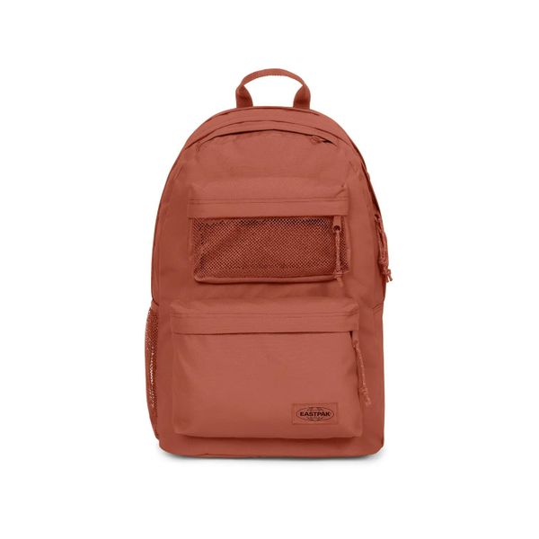 Plecak Eastpak DBL Office. Brązowe plecaki męskie Eastpak, bez wzorów, z materiału, biznesowe. Za 351.50 zł.