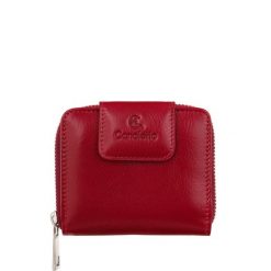Portfel damski Canaletto z naturalnej skóry garbowanej roślinnie PD1023cs165GR RFID. Czerwone portfele damskie ze skóry. Za 164.00 zł.