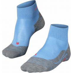 Skarpety turystyczne Falke. Niebieskie skarpetki damskie Falke, bez wzorów, z materiału. Za 297.99 zł.