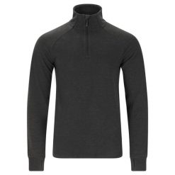 Sweter z zamkiem błyskawicznym Whistler Kajsa. Szare swetry męskie Whistler, m, bez wzorów, bez kołnierzyka, bez ramiączek. Za 165.00 zł.