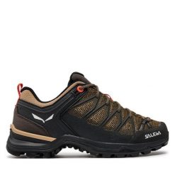 Trekkingi Salewa. Brązowe obuwie trekkingowe damskie Salewa, bez zapięcia. Za 659.99 zł.