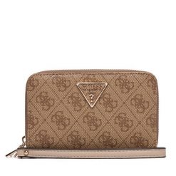 Portfel Guess. Brązowe portfele damskie Guess. Za 259.99 zł.