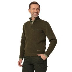 Sweter męski myśliwski Tagart Niko izolacja przed chłodem. Zielone swetry męskie tagart, m, bez wzorów, sportowe, bez kołnierzyka, bez ramiączek. Za 389.00 zł.