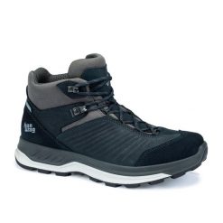 Buty trekkingowe Hanwag Bluestrait ES. Niebieskie trekkingi męskie Hanwag, na zimę, z gumy, bez zapięcia. Za 951.00 zł.