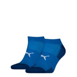 Skarpety Puma Sport Sneaker z amortyzacją, 2 pary niebieskich. Niebieskie skarpetki damskie Puma, bez wzorów, z elastanu. Za 86.99 zł.