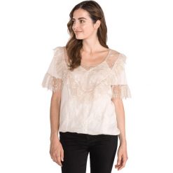 TWINSET Bluzka Beżowy. Brązowe bluzki damskie Twinset, xs, bez wzorów, z bawełny, bez kołnierzyka, bez ramiączek. Za 750.95 zł.